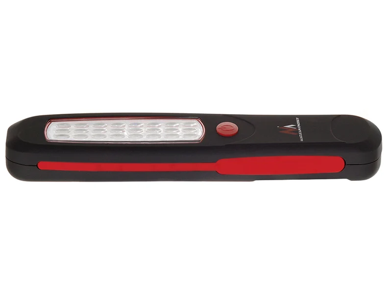 Maclean 24 LED-verkstadslampa, magnet, krok, 3xAA, MCE03