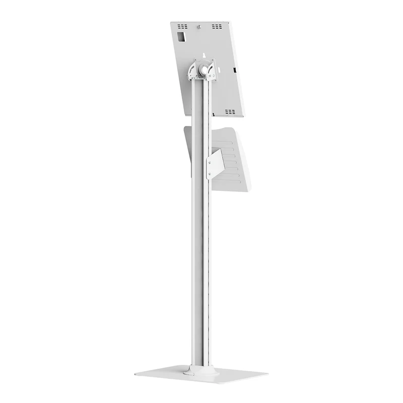 Maclean-hållare för surfplatta, med lås, 12,4–13 tum, iPad Air/Pro, Samsung Tab S10+/S9+/S8+/S7+, 257 × 350 × 22 mm, MC-924 W