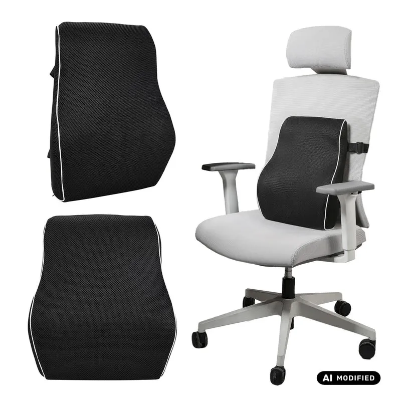 Promedix-ryggkudde av formminnesskum, 44x37x12 cm, skumdensitet: 50D, PR-214