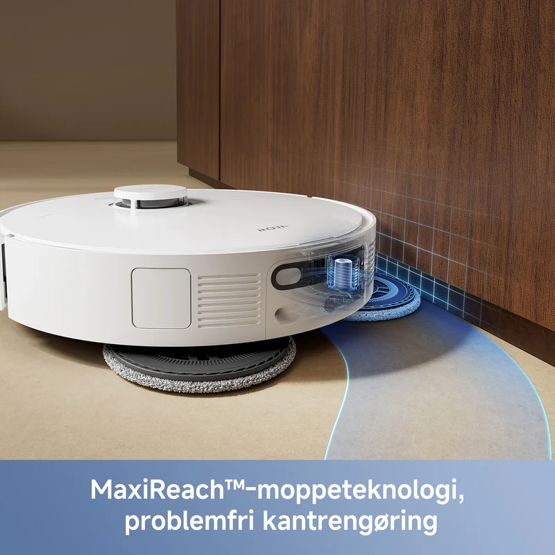 Mova E40 Ultra – Robotstøvsuger med tømmestation og FlexMop™