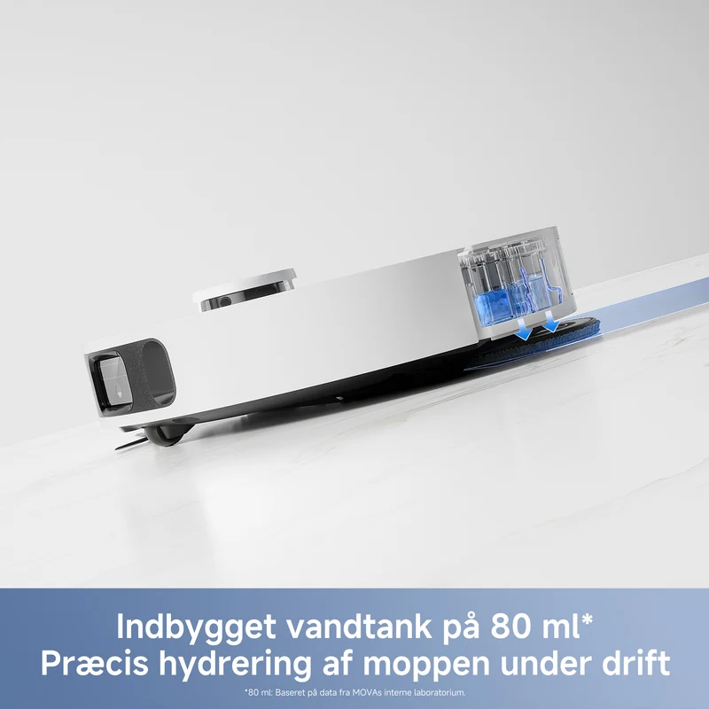 Mova E40 Ultra – Robotstøvsuger med tømmestation og FlexMop™
