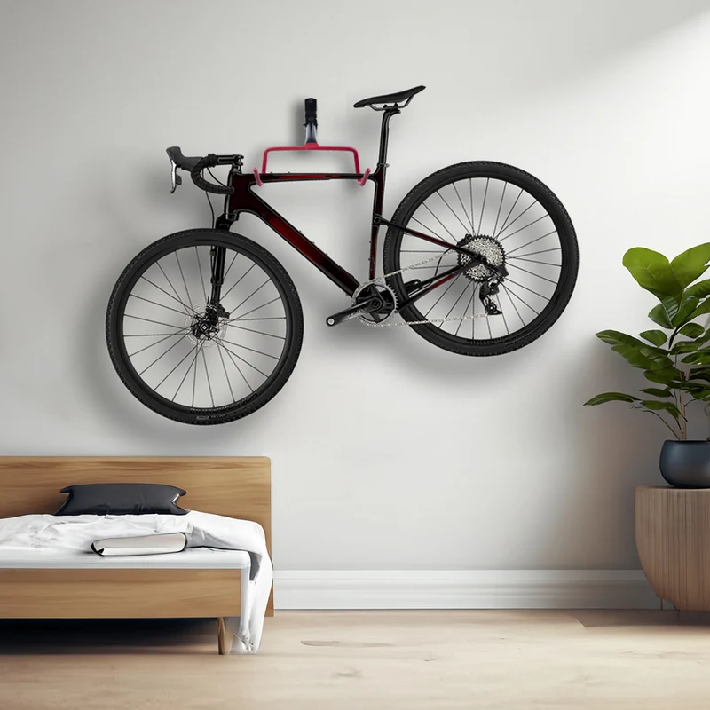 Maclean cykelhållare/vägghängare, horisontell, stål, max. belastning 30 kg, MC-430, 4 st.