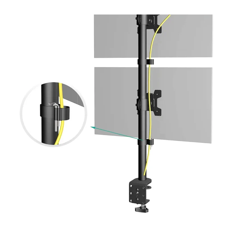 Maclean-monitorhållare, max VESA 100x100, 13-27", 9 kg, MC-966