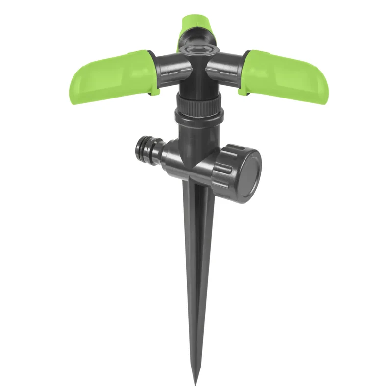 Cellfast Economic trädgårdsslang 3/4" 50 m + snabbkoppling i mässing och genomgångskoppling 3/4" + anslutning med invändig gänga 3/4" + roterande sprinkler + pistolsprinkler