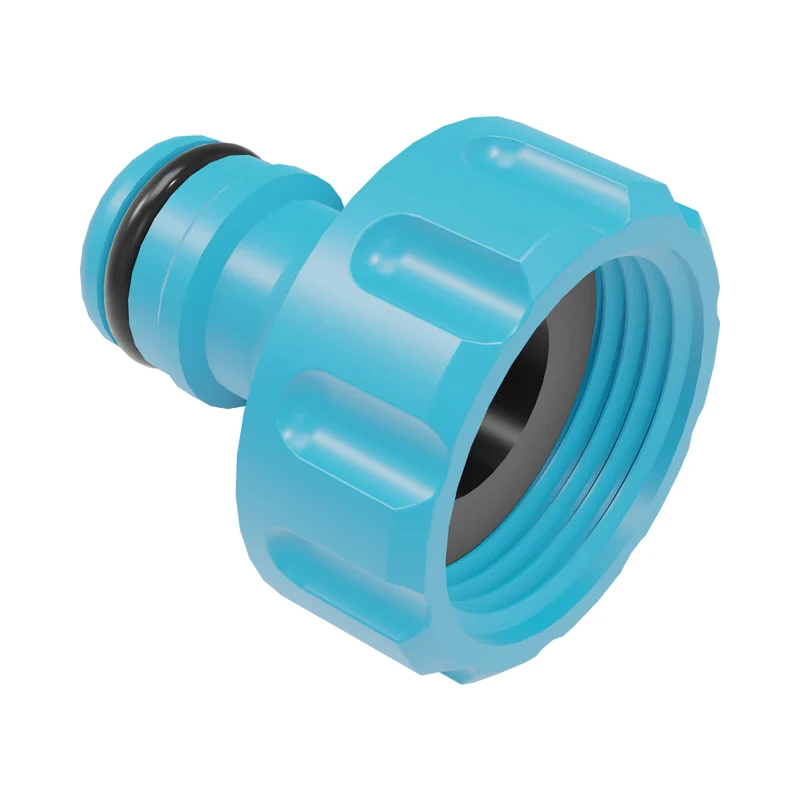 Cellfast Economic trädgårdsslang 3/4" 50 m + snabbkoppling i mässing och genomgångskoppling 3/4" + anslutning med invändig gänga 3/4" + roterande sprinkler + pistolsprinkler