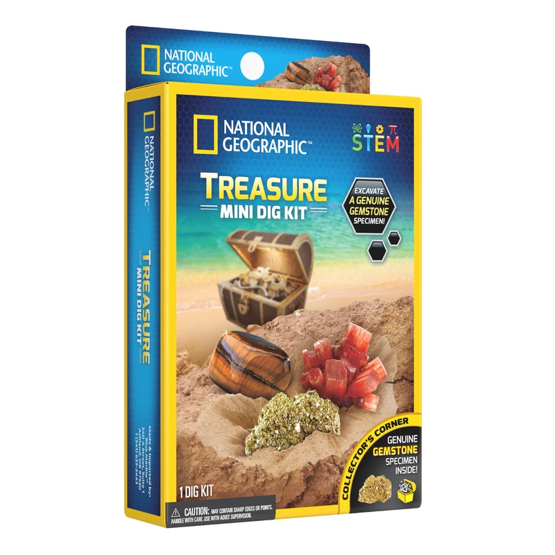 National Geographic - Treasure Chest (Impulse Treasure Mini Dig Kit)