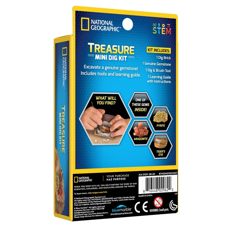 National Geographic - Treasure Chest (Impulse Treasure Mini Dig Kit)