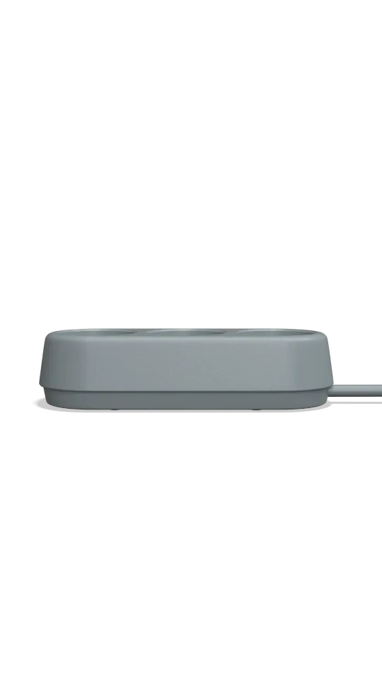 ColorCable Model 3 stikdåse Minimalist Grey
