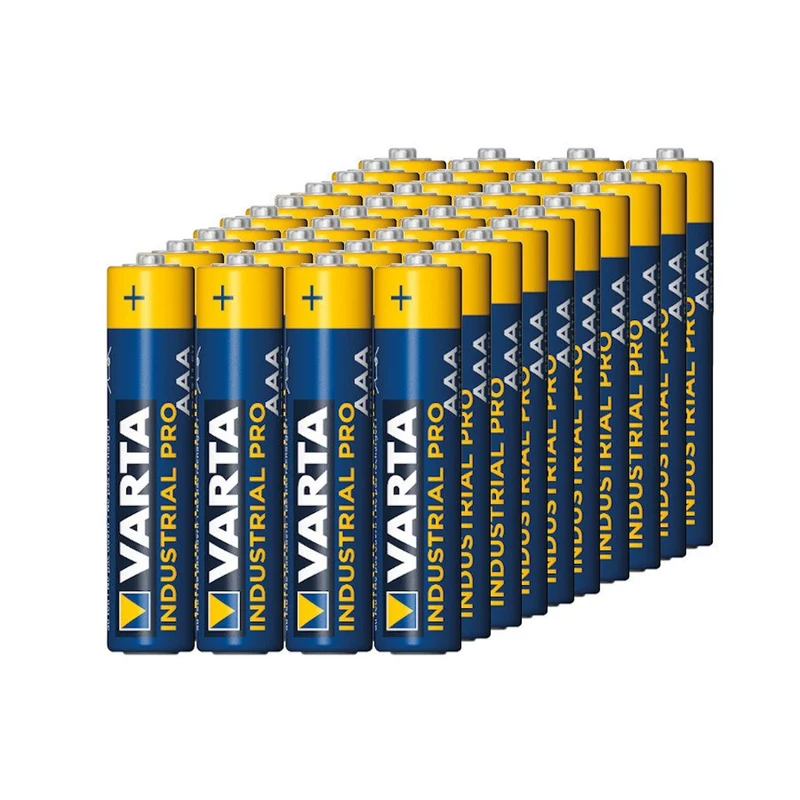40x Varta Industrial LR03 / AAA alkaliska batterier