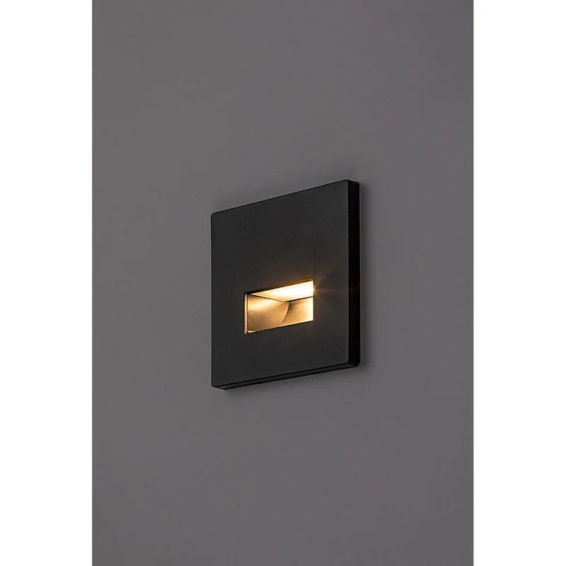 Lunca LED-lampa 1 W, IP20, svart, justerbar ljusfärg 3000, 4500, 6500 K, 77195, 4 stycken
