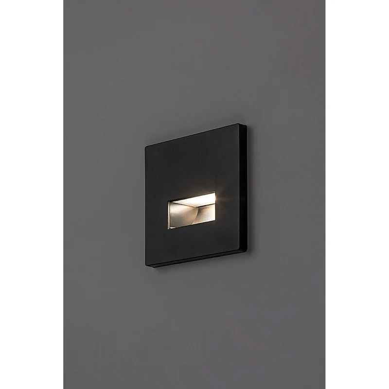 Lunca LED-lampa 1 W, IP20, svart, justerbar ljusfärg 3000, 4500, 6500 K, 77195, 4 stycken