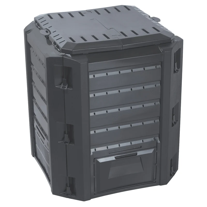 Prosperplast kompost, frostsäker, 380l, svart, Compogreen