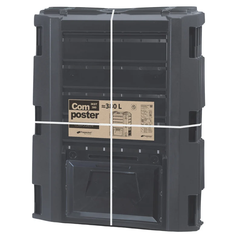 Prosperplast kompost, frostsäker, 380l, svart, Compogreen