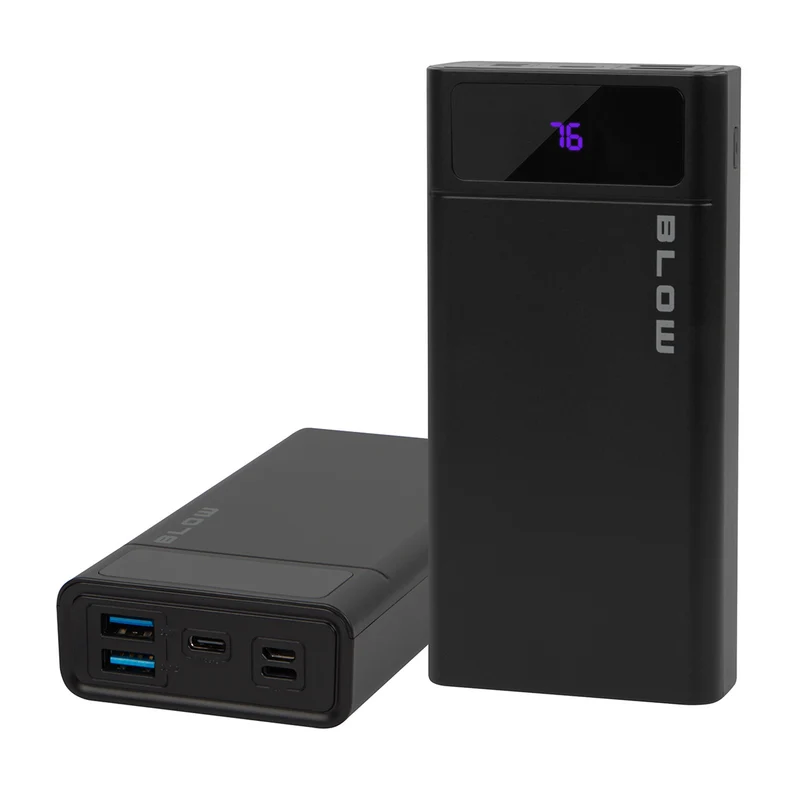 Powerbank 20 000 mAh PB20E Quick Charge 30 Power Delivery 20 W svart Blow