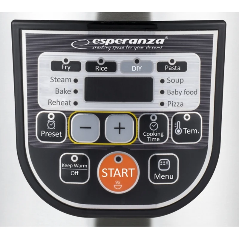 Multikokare, multifunktionsapparat, Cooking Mate 860 W, Esperanza