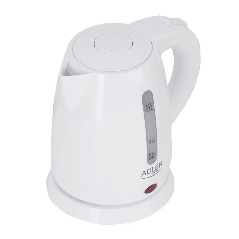 Plastkokare 1.0L 1600W Adler AD 1272 vit