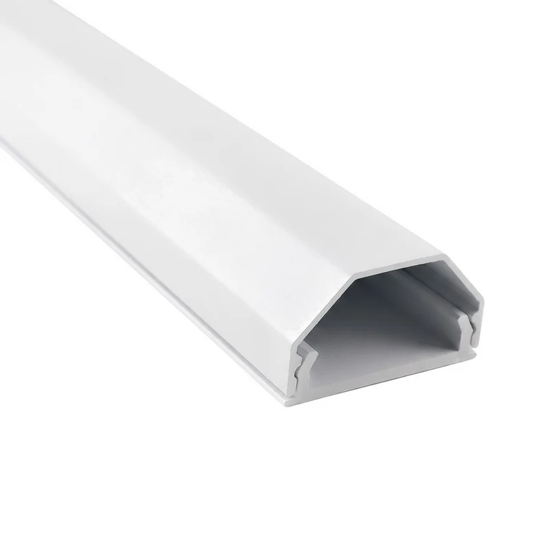 Maclean-kabelkåpa i aluminium, 33x18x750 mm, vit, MCTV-897 W