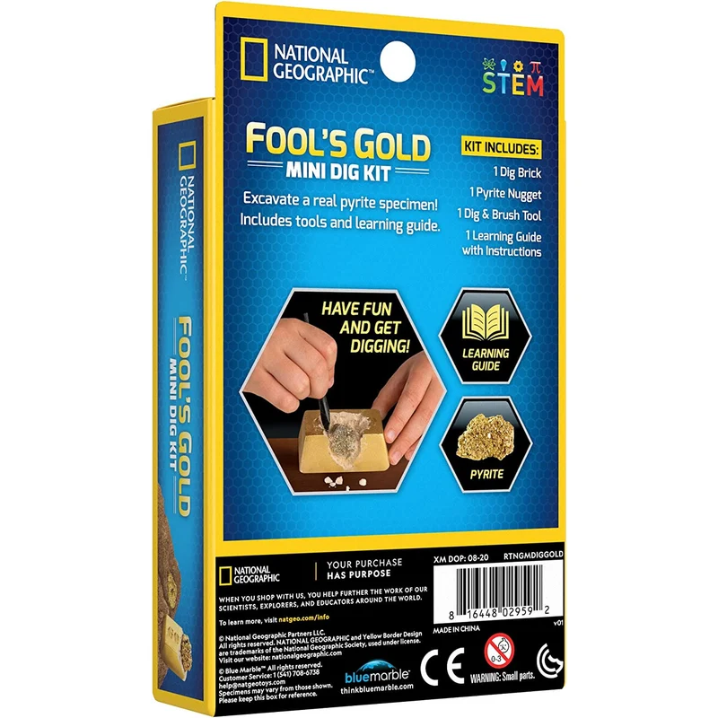 National Geographic set - Fool's Gold (Impulse Mini Dig Fool's Gold)