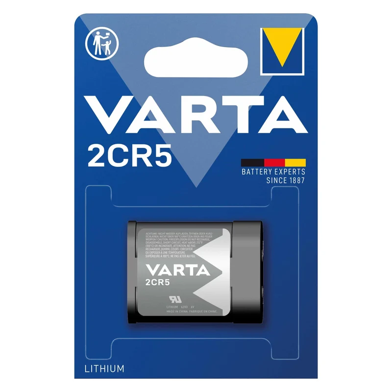 Varta 2CR5 6V litiumbatteri för kameror