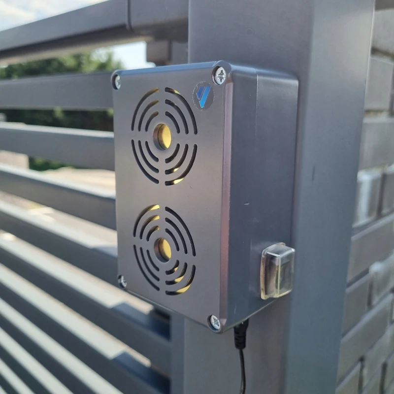 Gnagaravvisare, mård, råtta, musavvisare Viano, energibesparande ultraljudsgenerator, IP65, Waterpro