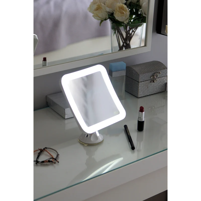 Badrumsspegel, vridbar med LED-belysning CR 2169