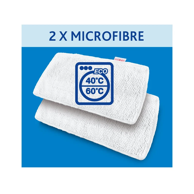 Vileda 161717 Vileda ersättningsmatta Refill Microfibre för Vileda Steam XXL Mop 2 PCS Pack