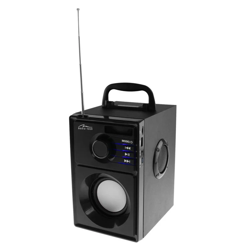 Media-Tech Trådlös högtalare, Bluetooth 5.1, FM-radio, AUX, RMS 15W, MT3179