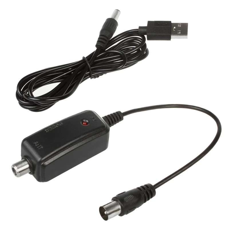 Riktad TV-antenn DVB-T MUX 8 + 5 V usb-adapter