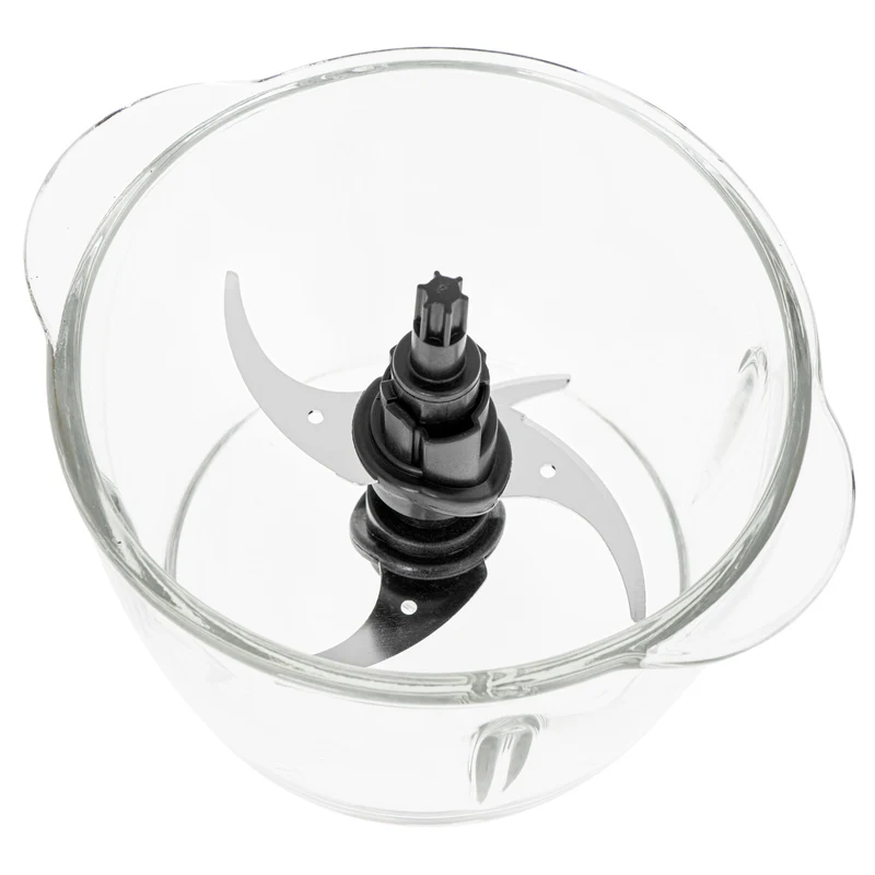 Hackare med glasskål Adler AD 4082 300W rostfritt stålblad