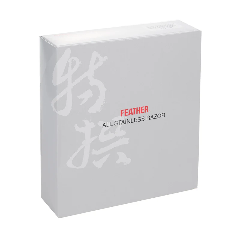 Feather All Stainless Razor Double Edge Rakapparat AS-D2 Japansk Kvalitet Professional