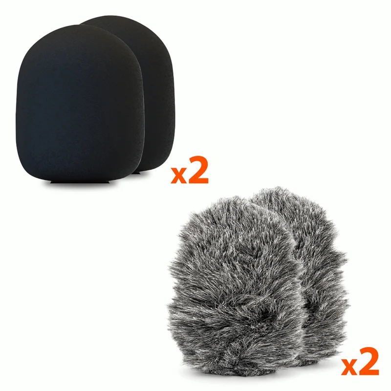MICRO-MIC DUO – 2x trådlös mikrofon med klämma (set), för iOS och Android (OTG), mini, superkänslig. USB-C och LIGHTNING, Mediatech