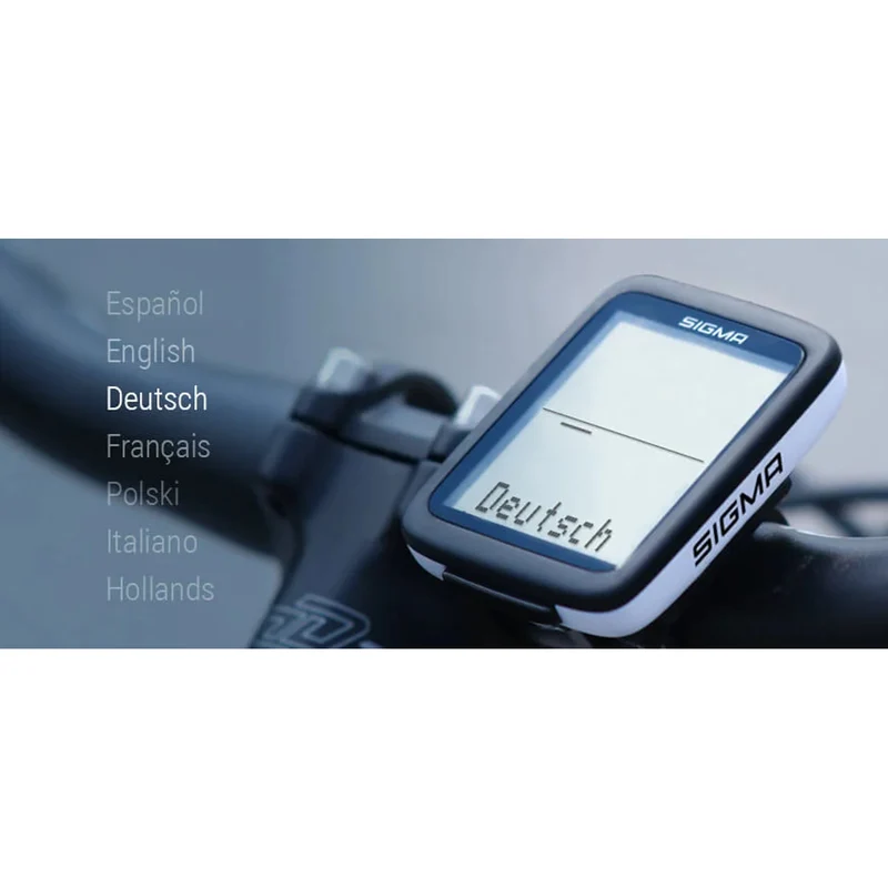 Cykelcomputer Sigma BC 10.0 WR, vattentät, väderbeständig, stor och tydlig display, 10 funktioner