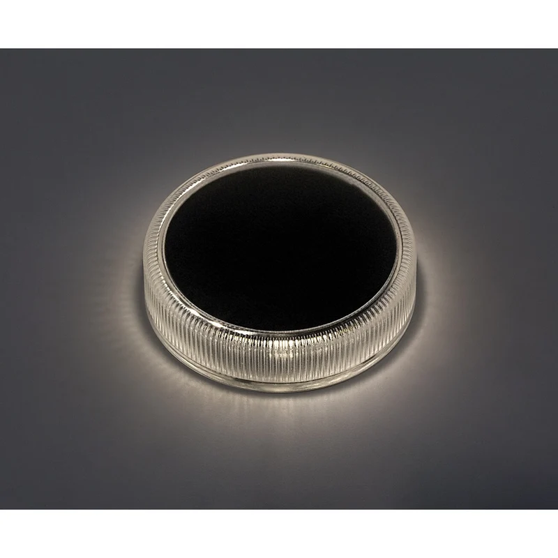Trillo LED-solcellslampa 0,3 W, skymningssensor, transparent, IP65, K 4000, 77175, 4 stycken