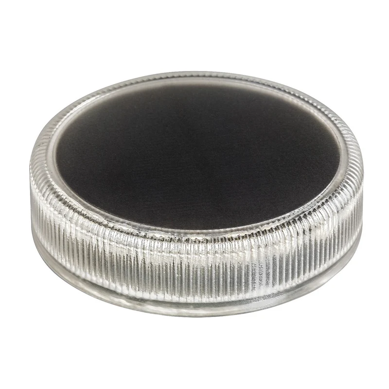 Trillo LED-solcellslampa 0,3 W, skymningssensor, transparent, IP65, K 4000, 77175