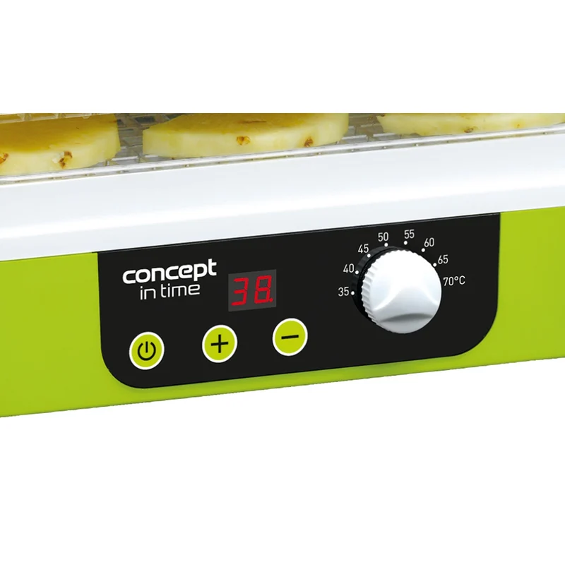 Concept SO 1060 Food Dehydrator 6 Tray 245 W För Frukt/Grönsaker/Svampar/Blommor/Örter/Kött/Fiskar
