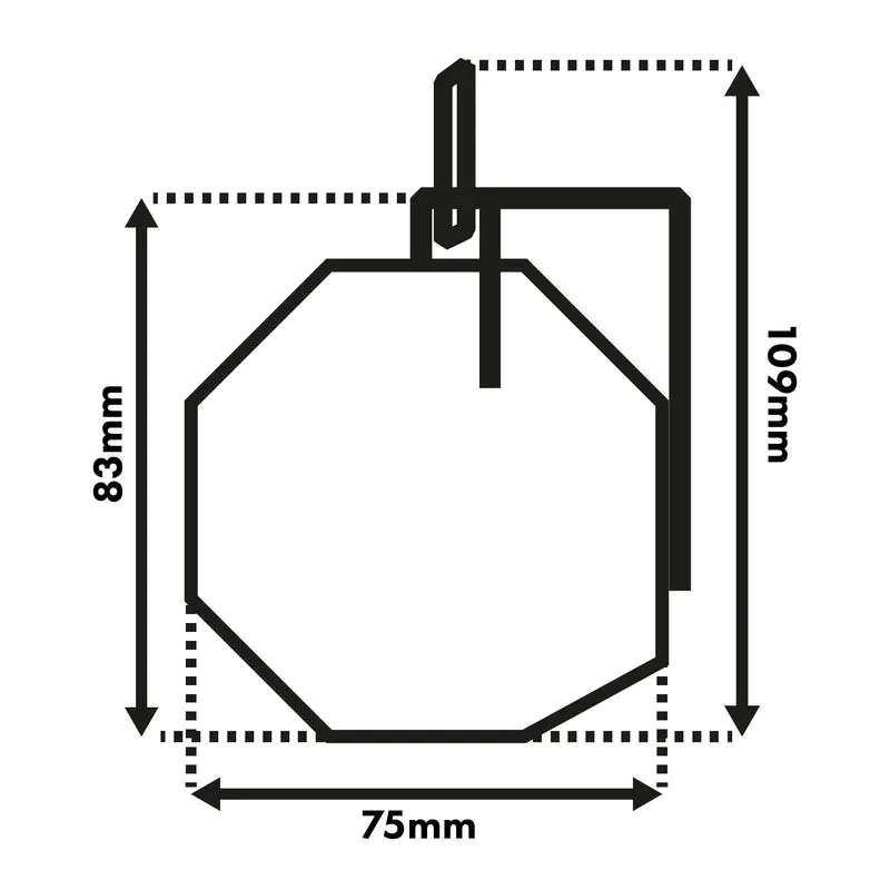 Maclean-projektionsduk, auto-lock, mattvit, vägg- eller takmontering, 100 tum, 4:3, 200 x 150 cm, MC-594