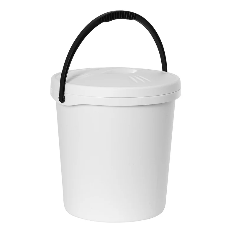 Plast Team hink, lock, handtag, 16 liter, vit, 2062