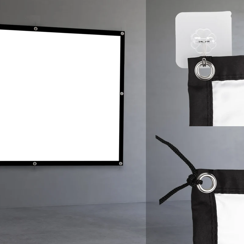 Maclean projektionsduk, 86", 175x131cm, 25mm 4:3 ram, spännkrokar, MC-166