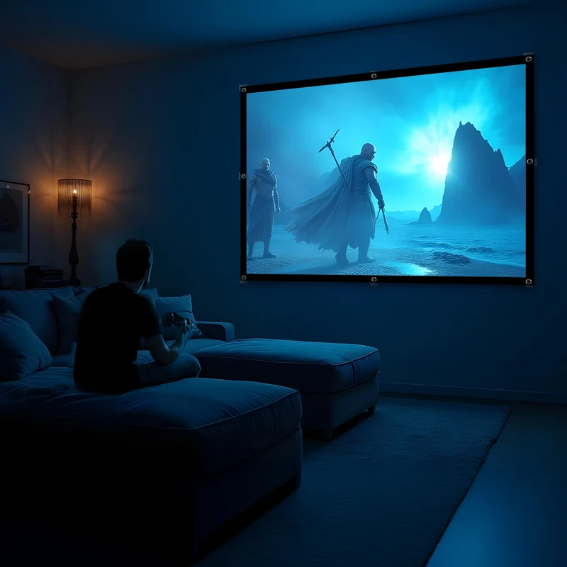 Maclean projektionsduk, 86", 175x131cm, 25mm 4:3 ram, spännkrokar, MC-166