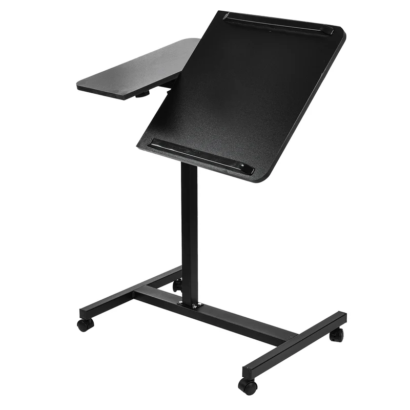 Mobilt skrivbordsstativ Maclean, svart, höjdjusterbart 59-89cm, max. 30kg , MC-121 B