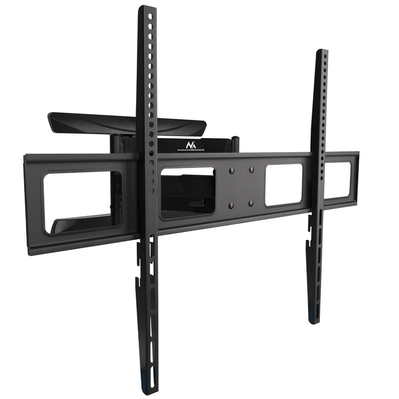 Maclean TV-fäste, max VESA 800x600, 43-100", 80kg, horisontell och vertikal vinkeljustering, profil 50-500mm, svart, MC-423