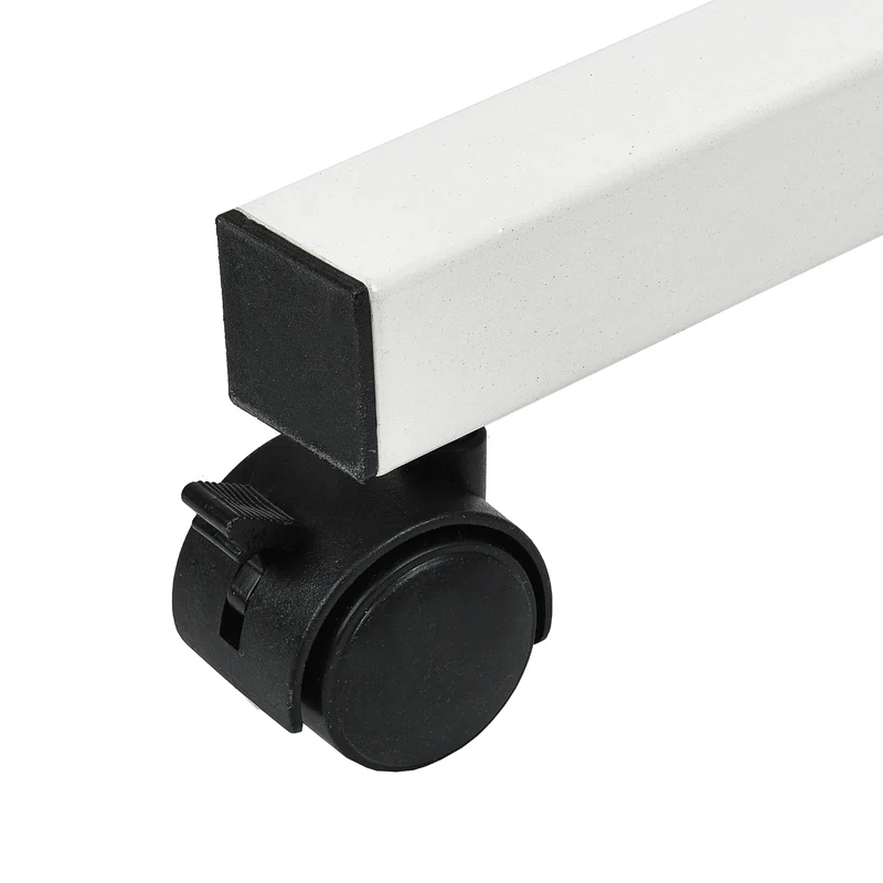 Mobilt skrivbordsstativ Maclean, vit, höjdjusterbar 59-89cm, max. 30kg , MC-121 W