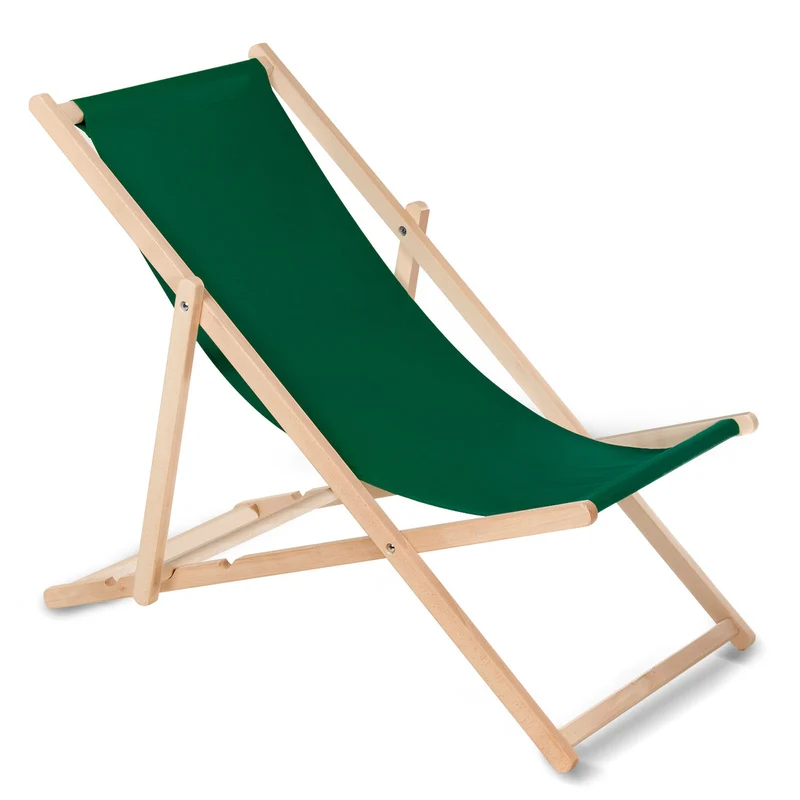 GreenBlue GB183 bok klassisk solstol mörkgrön, 4 delar