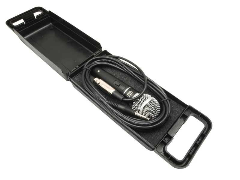 Dynamisk mikrofon Rebel DM-604 + fodral, kabel XLR - Jack 6,3 mm