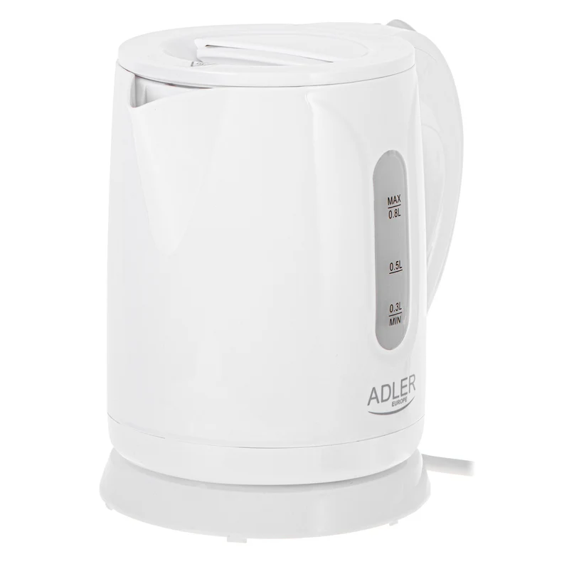 Adler trådlös vattenkokare, kapacitet 0,8 l, effekt 850 W, AD1371