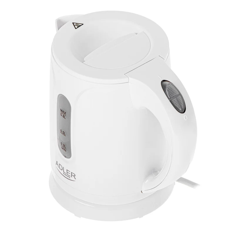 Adler trådlös vattenkokare, kapacitet 0,8 l, effekt 850 W, AD1371