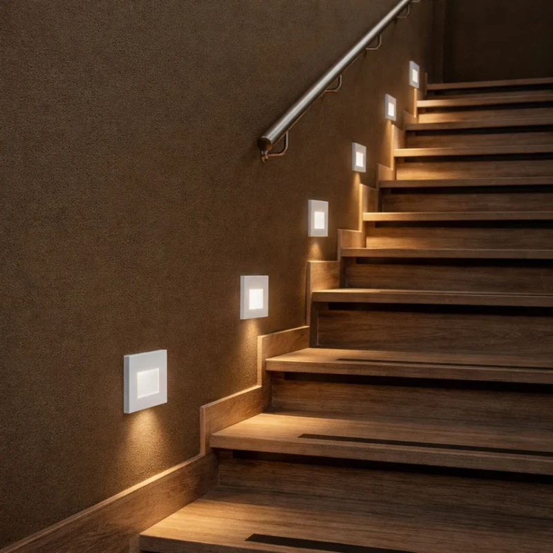 Lunca LED-lampa 1 W, IP20, vit, justerbar ljusfärg 3000, 4500, 6500 K, 77196, 4 stycken