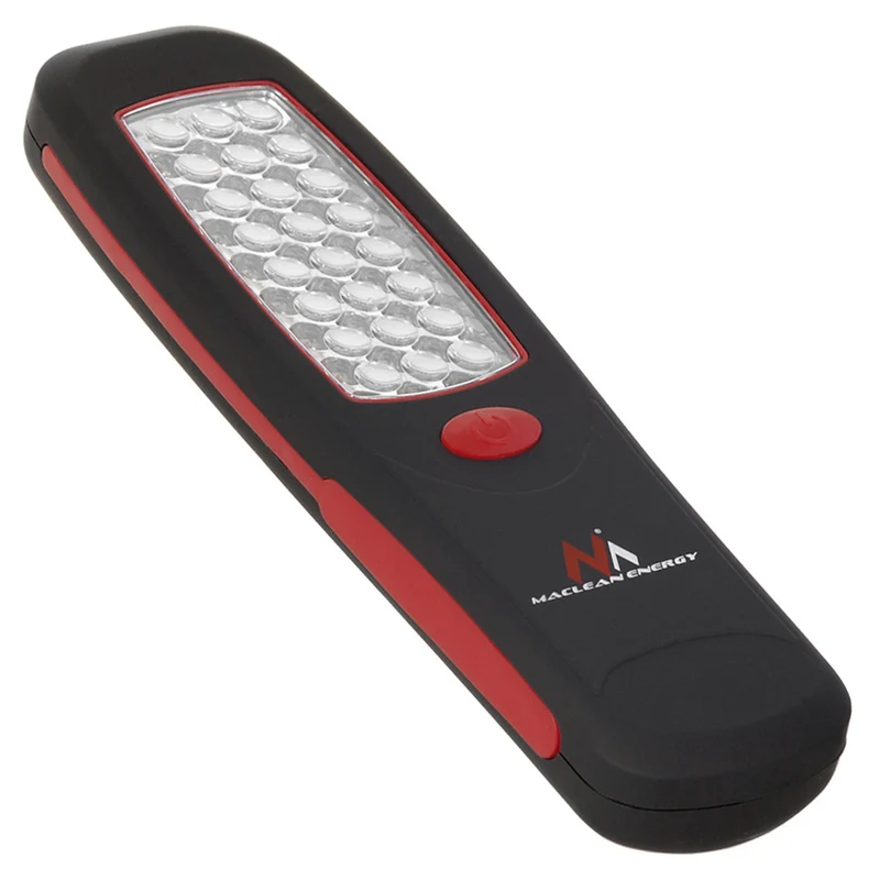 Lampa 24 LED Maclean, magnes, hak, 3xAA, MCE03 + 3x bateria Varta Industrial LR6/AA R-06