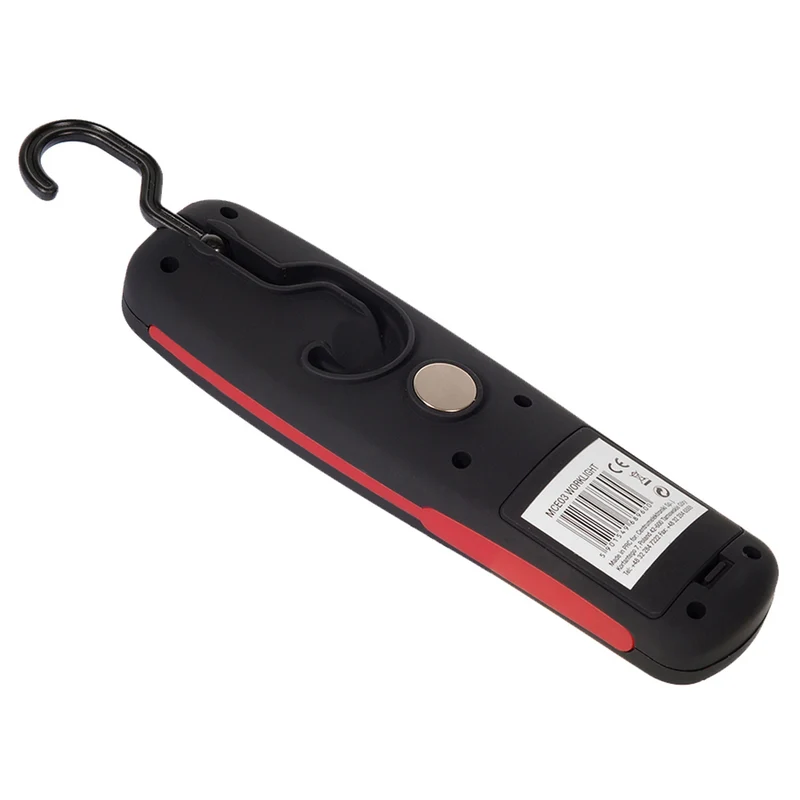 Lampa 24 LED Maclean, magnes, hak, 3xAA, MCE03 + 3x bateria Varta Industrial LR6/AA R-06