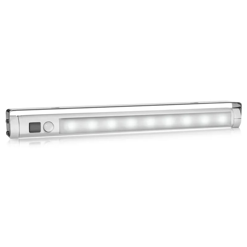 Maclean LED-kökslampa, underskåp 9 SMD, batteridriven, PIR-sensor på/av, MCE166 + 3x Varta Industrial LR6/AA R-06 batterier